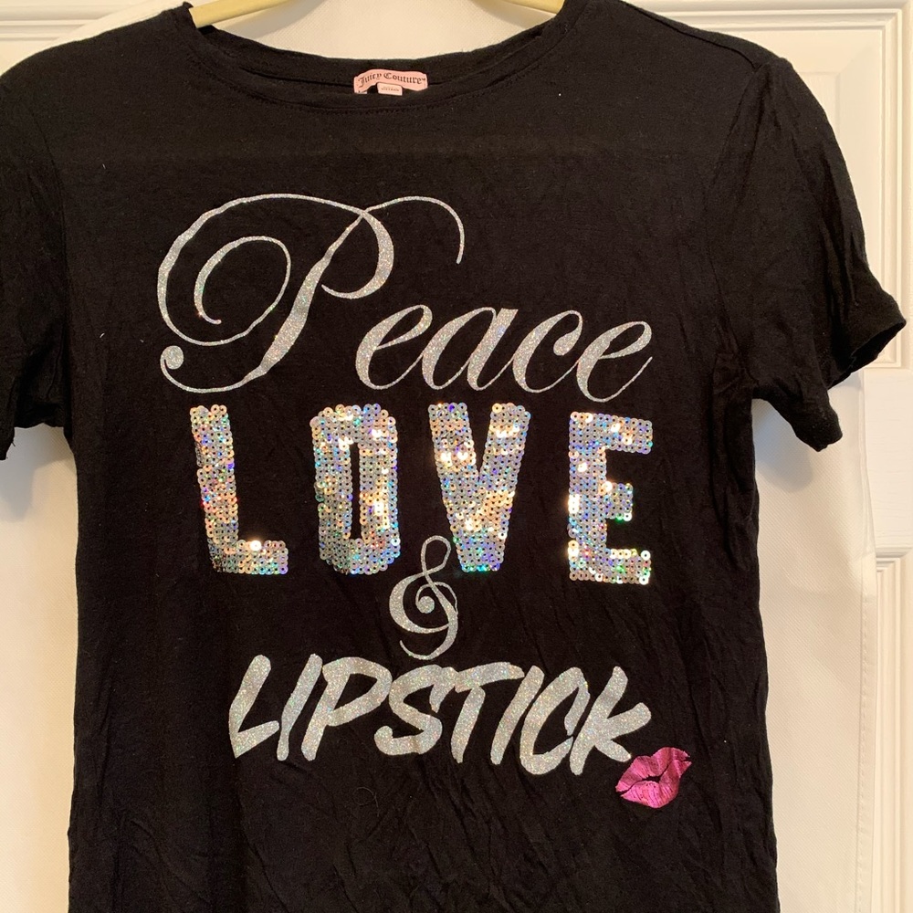 Black Juicy Couture Tee